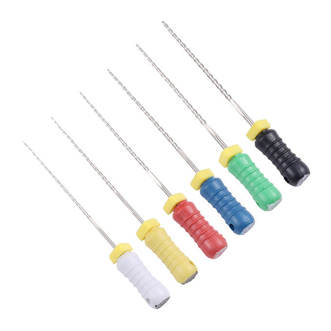 Reamer Files Assorted Endodontics Circular Cross Section For Expand Root Canal