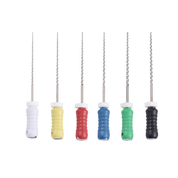 Flexible Nickel Titanium Root Canal Hand Files Reamers For Expand Root Canal
